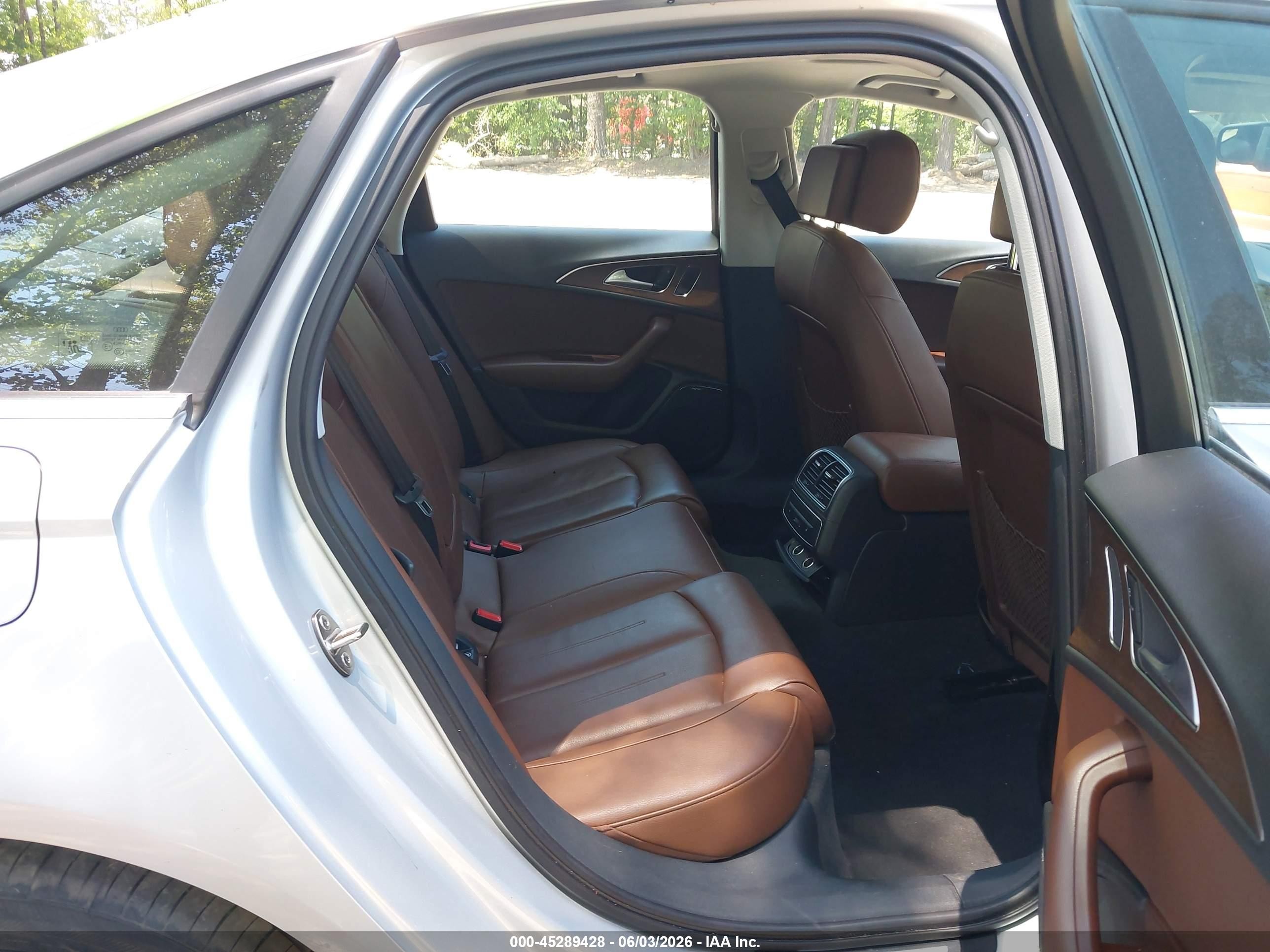2014 Audi A6 2.0t Premium Silver vin: WAUGFAFC3EN042089