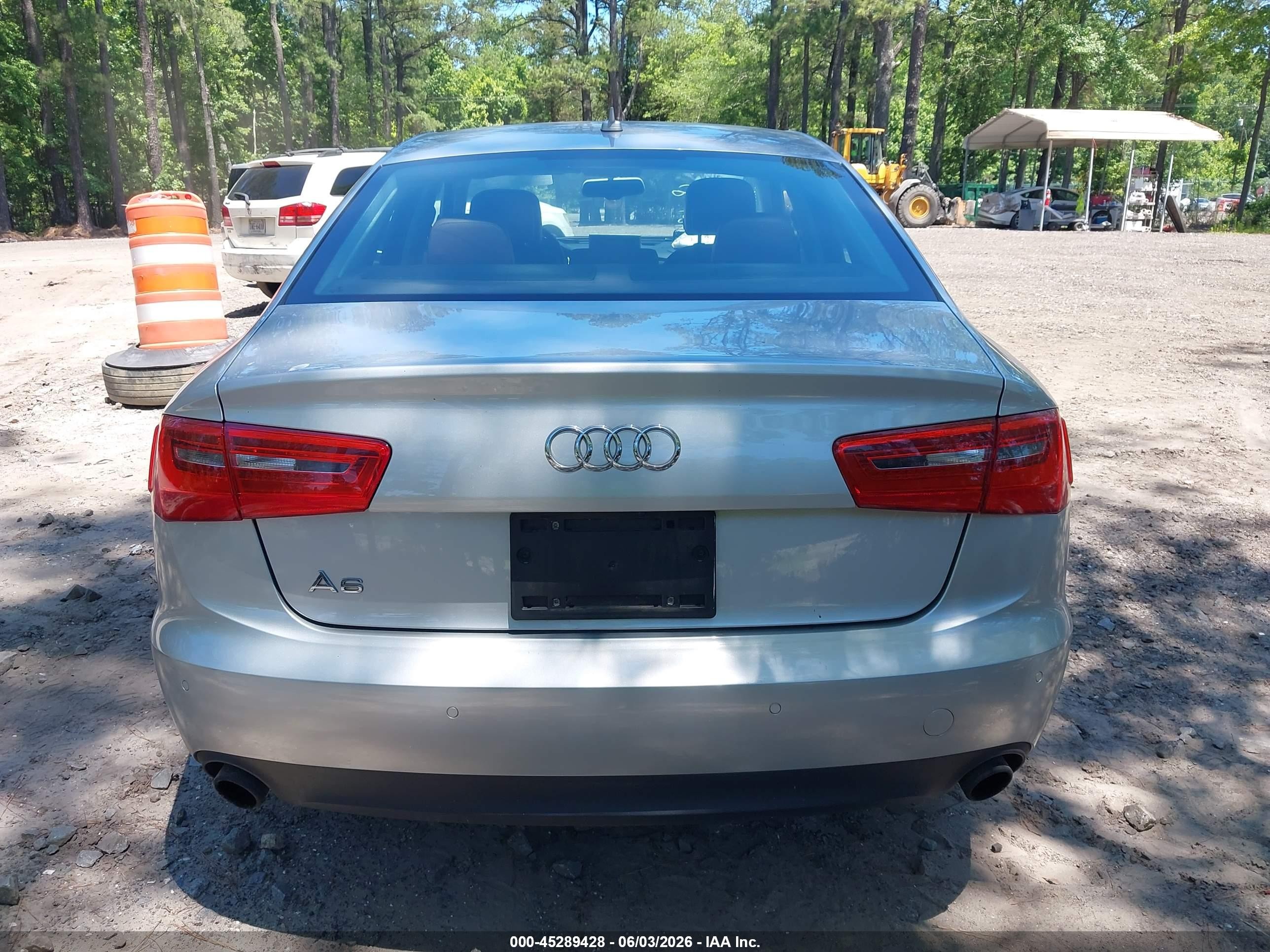 2014 Audi A6 2.0t Premium Silver vin: WAUGFAFC3EN042089