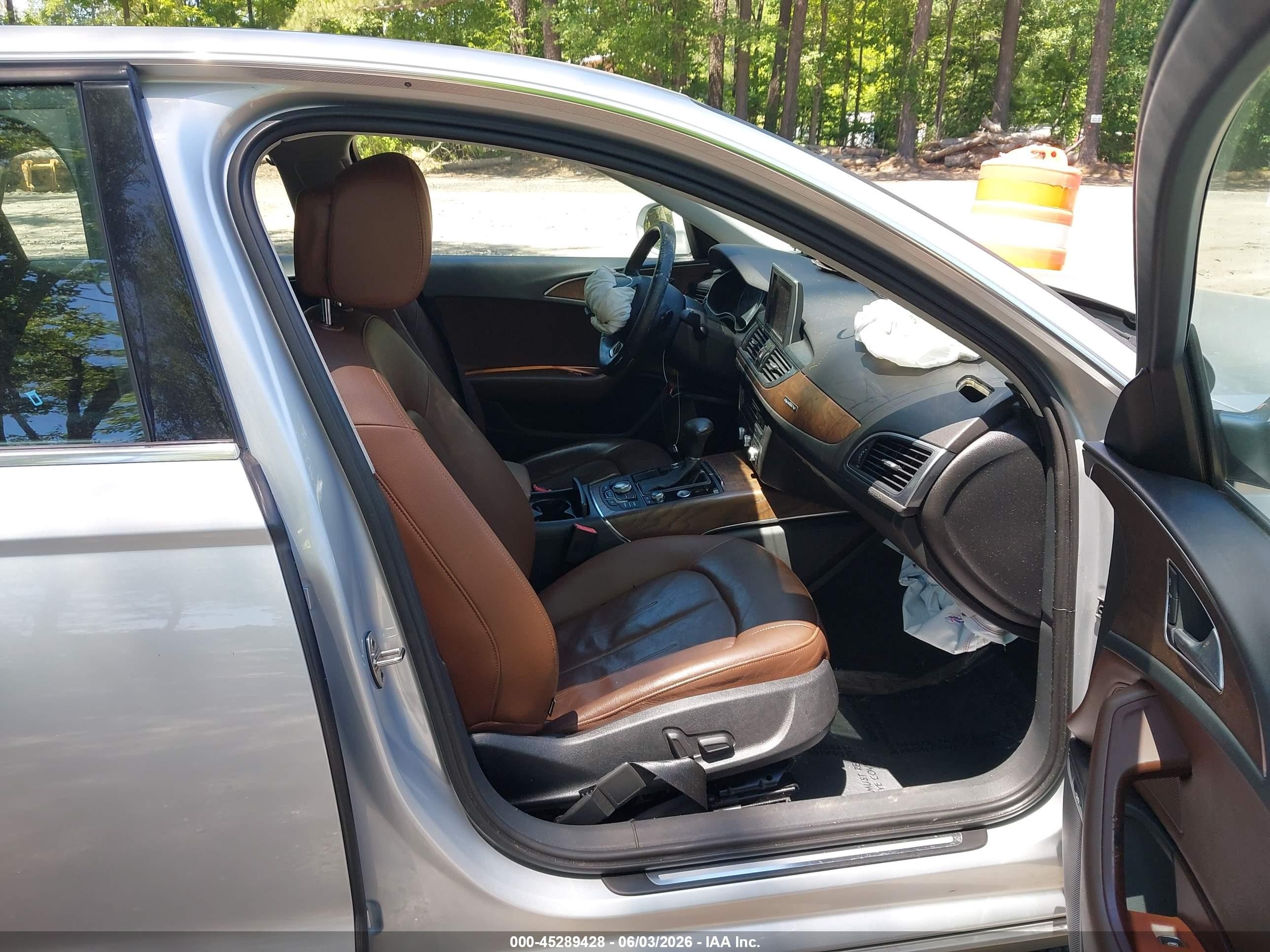 2014 Audi A6 2.0t Premium Silver vin: WAUGFAFC3EN042089