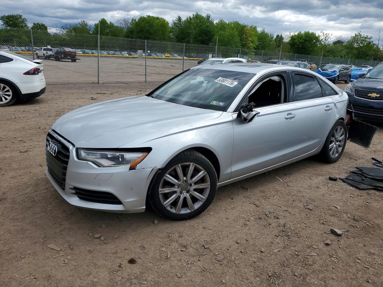 2015 Audi A6 Premium Plus Silver vin: WAUGFAFC3FN006467