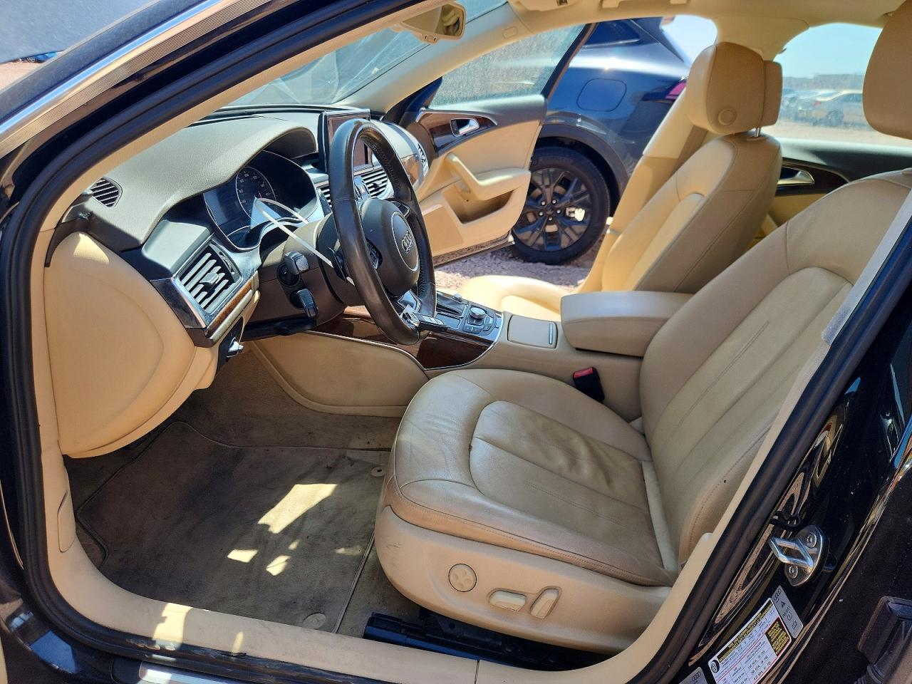2015 Audi A6 Premium Plus Black vin: WAUGFAFC3FN008963