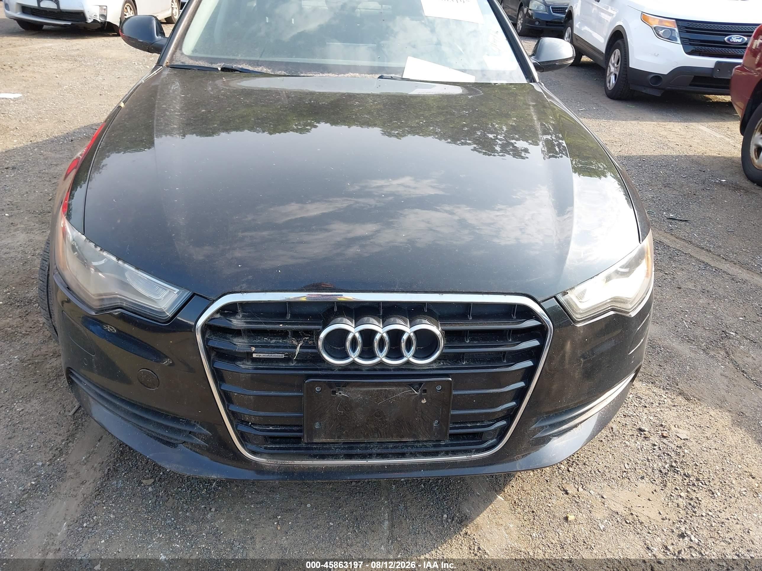 2013 Audi A6 2.0t Premium Black vin: WAUGFAFC4DN019886
