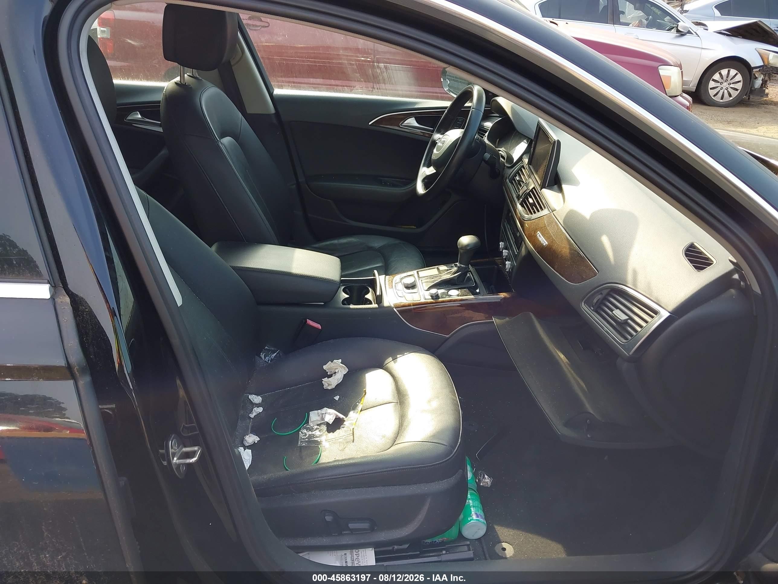 2013 Audi A6 2.0t Premium Black vin: WAUGFAFC4DN019886