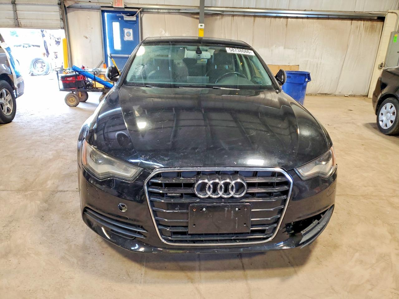 2013 Audi A6 Premium Plus Black vin: WAUGFAFC4DN053164