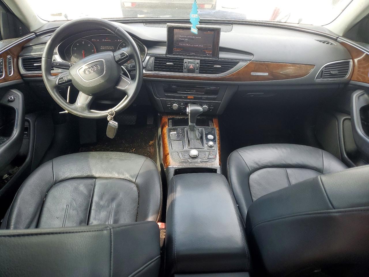 2013 Audi A6 Premium Plus White vin: WAUGFAFC4DN080526