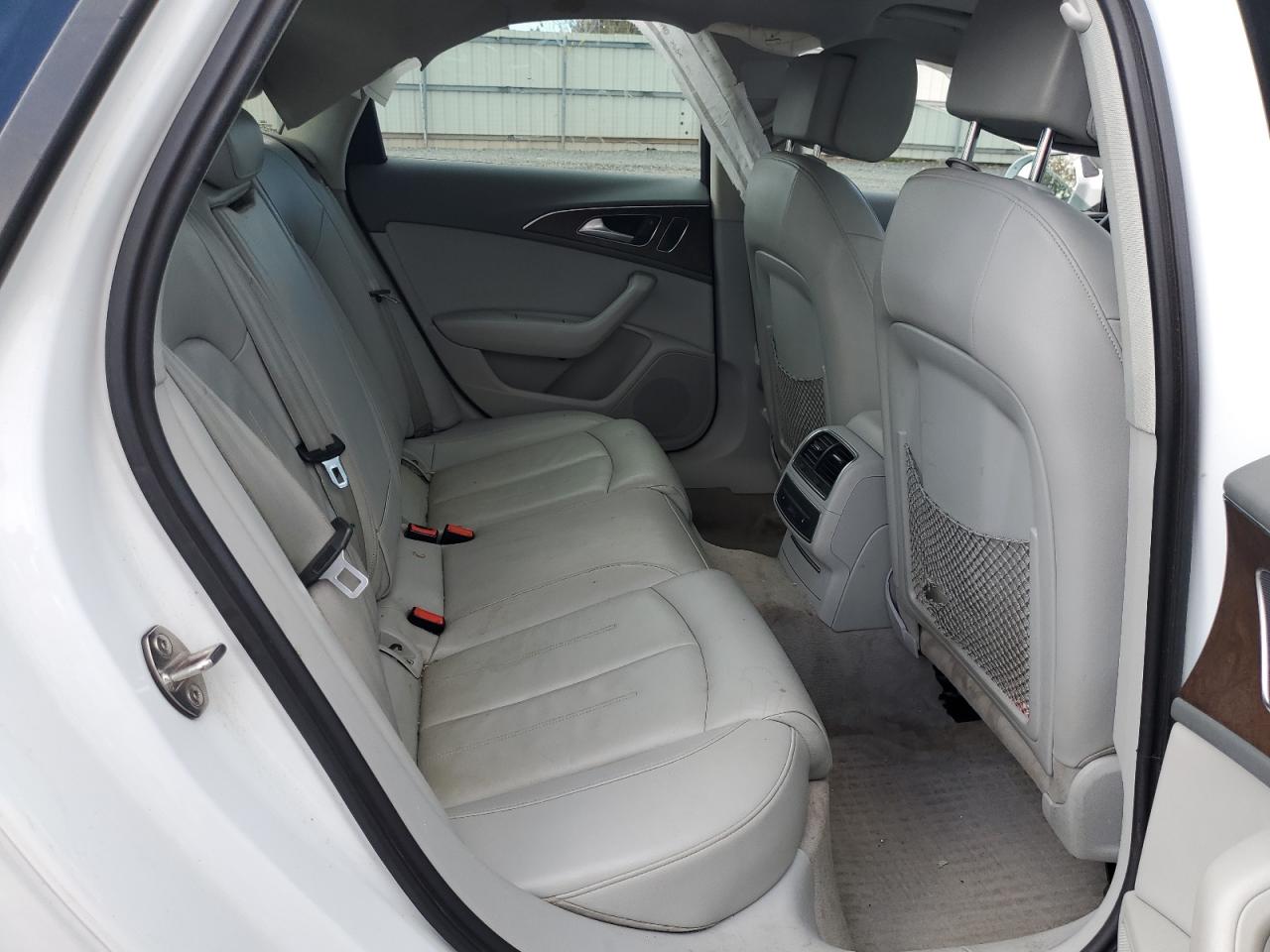 2013 Audi A6 Premium Plus White vin: WAUGFAFC4DN085354