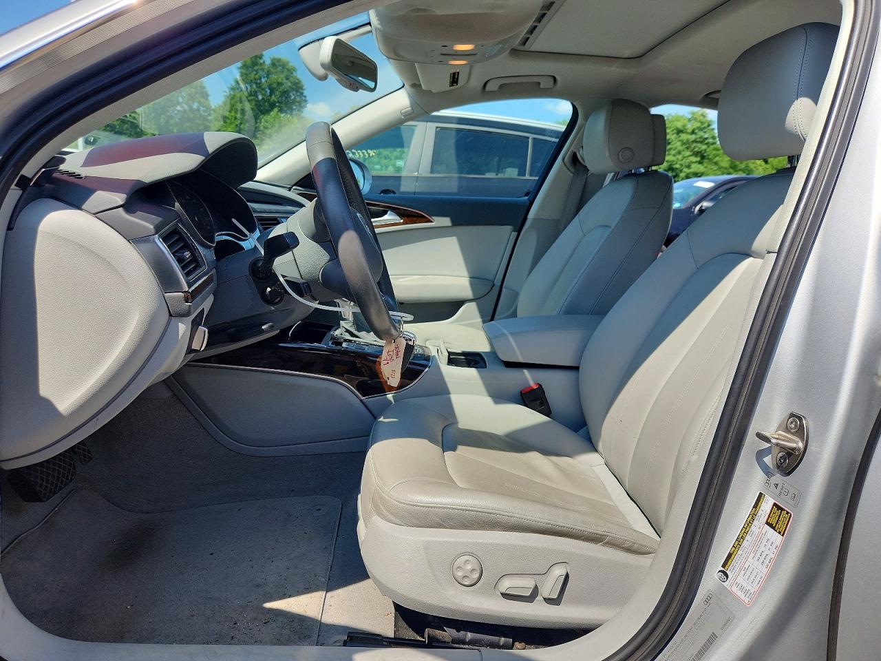 2013 Audi A6 Premium Plus Silver vin: WAUGFAFC4DN129451