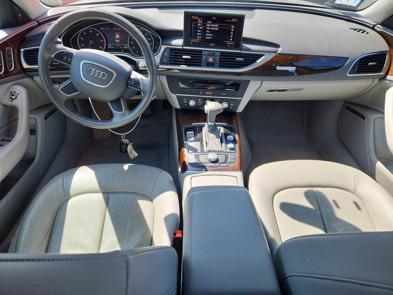 2013 Audi A6 Premium Plus Silver vin: WAUGFAFC4DN129451