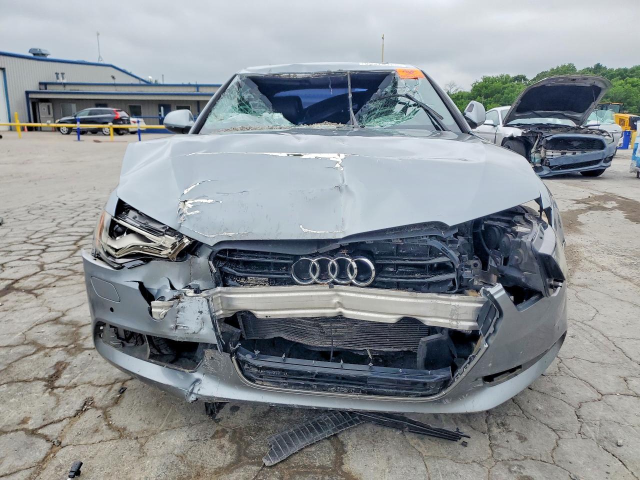 2013 Audi A6 Premium Plus Silver vin: WAUGFAFC4DN134942