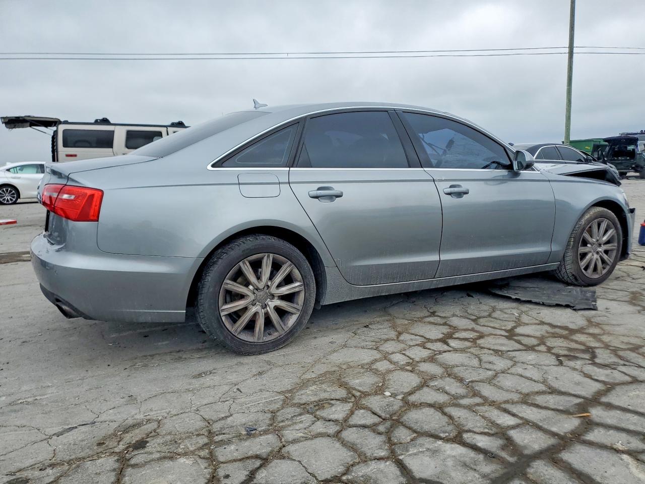 2013 Audi A6 Premium Plus Silver vin: WAUGFAFC4DN134942