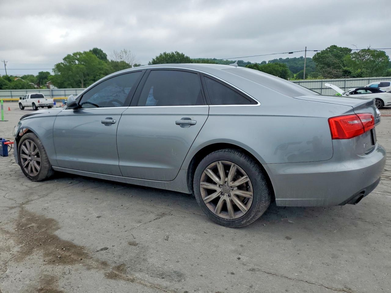 2013 Audi A6 Premium Plus Silver vin: WAUGFAFC4DN134942