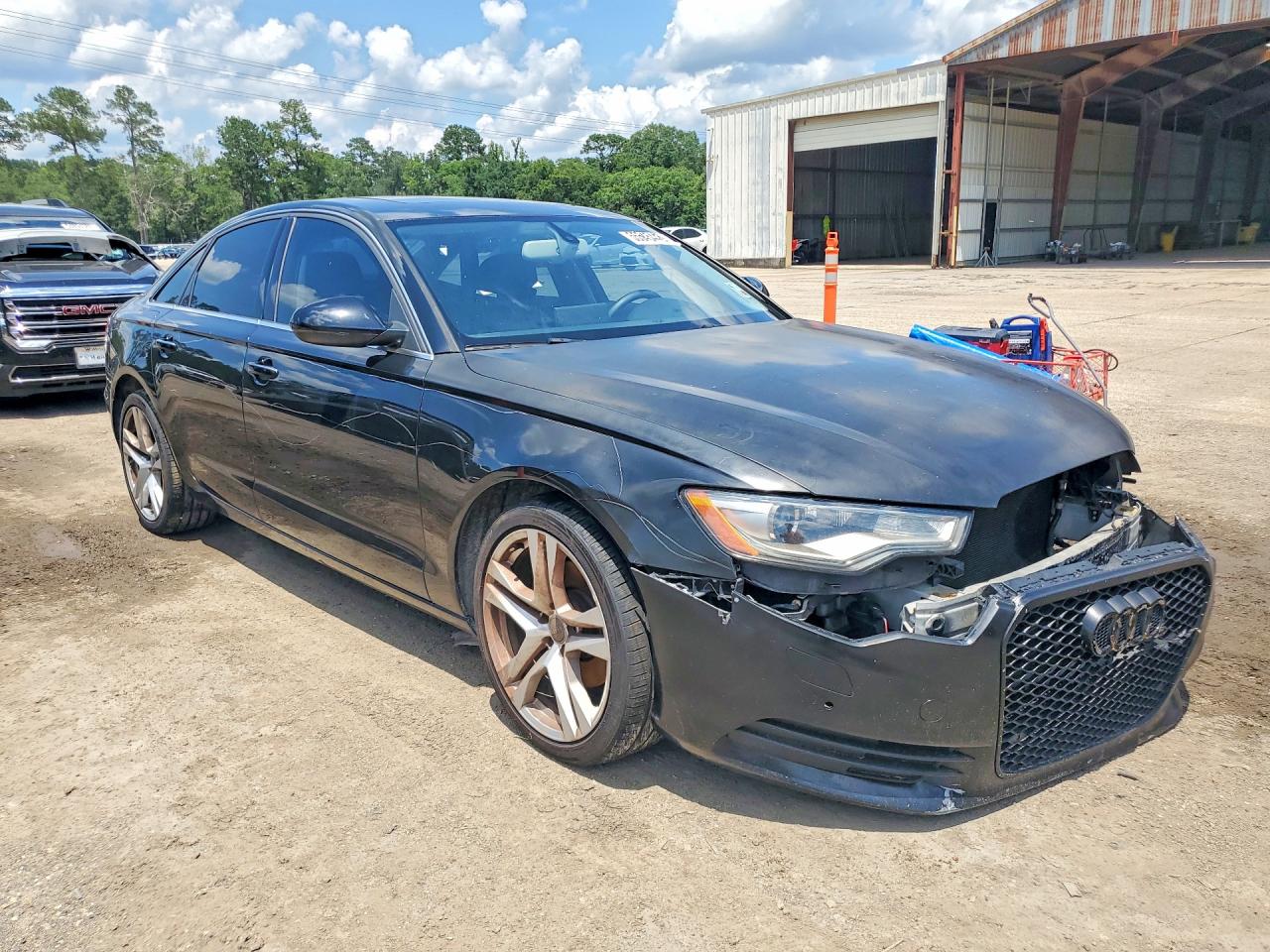 2013 Audi A6 Premium Plus Black vin: WAUGFAFC4DN137081