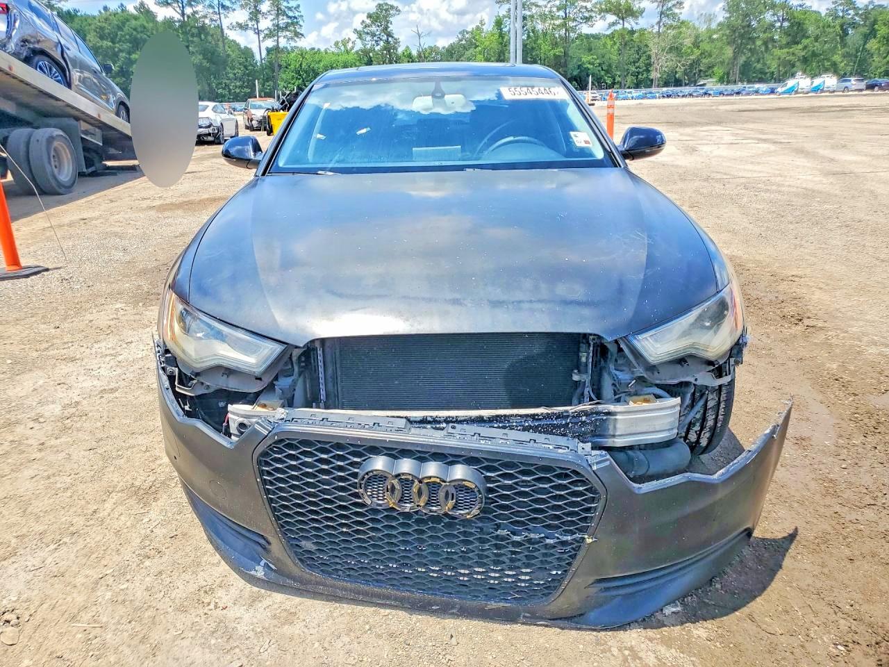 2013 Audi A6 Premium Plus Black vin: WAUGFAFC4DN137081