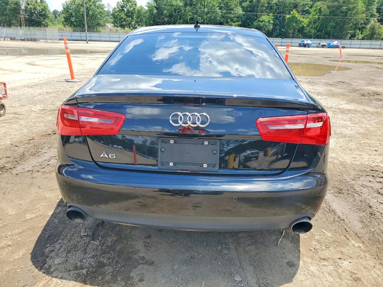 2013 Audi A6 Premium Plus Black vin: WAUGFAFC4DN137081