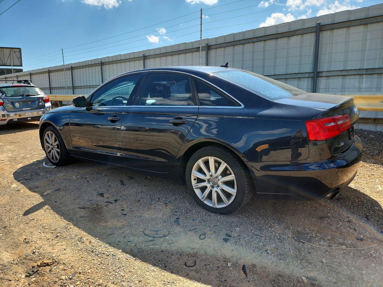2014 Audi A6 Premium Plus Blue vin: WAUGFAFC4EN008016