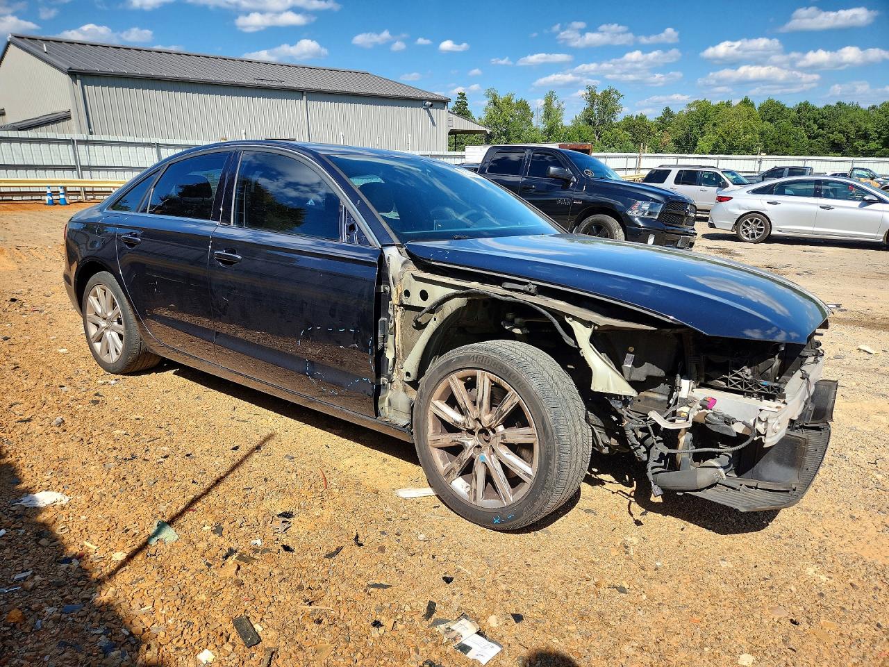 2014 Audi A6 Premium Plus Blue vin: WAUGFAFC4EN008016
