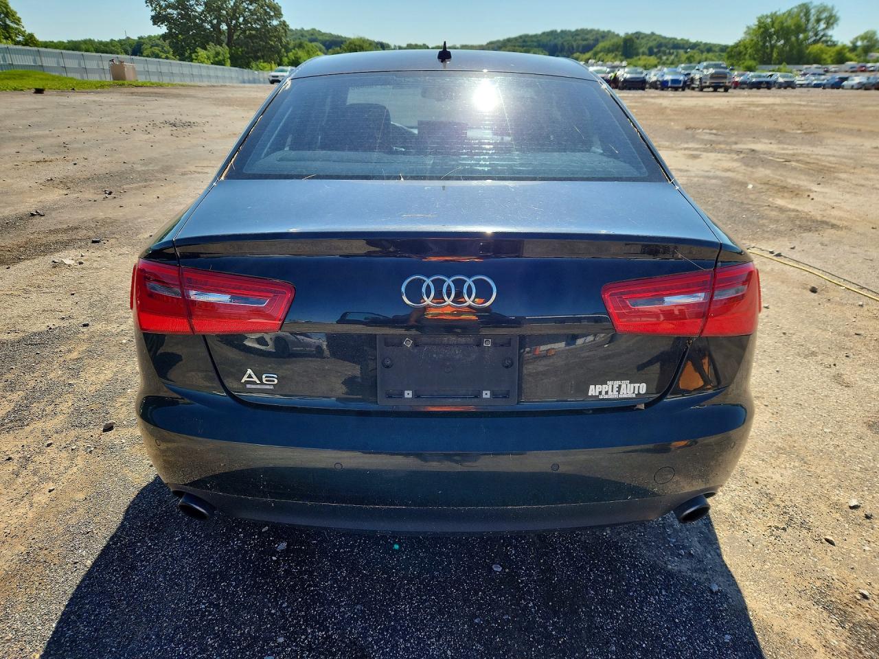 2014 Audi A6 Premium Plus Black vin: WAUGFAFC4EN019193