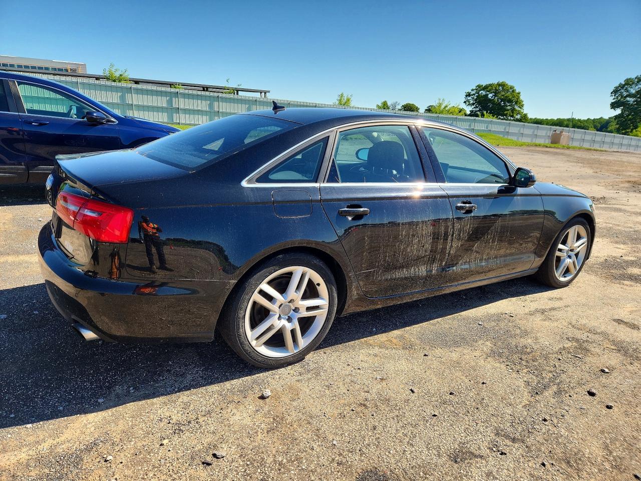 2014 Audi A6 Premium Plus Black vin: WAUGFAFC4EN019193