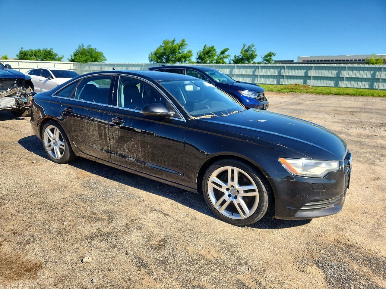 2014 Audi A6 Premium Plus Black vin: WAUGFAFC4EN019193