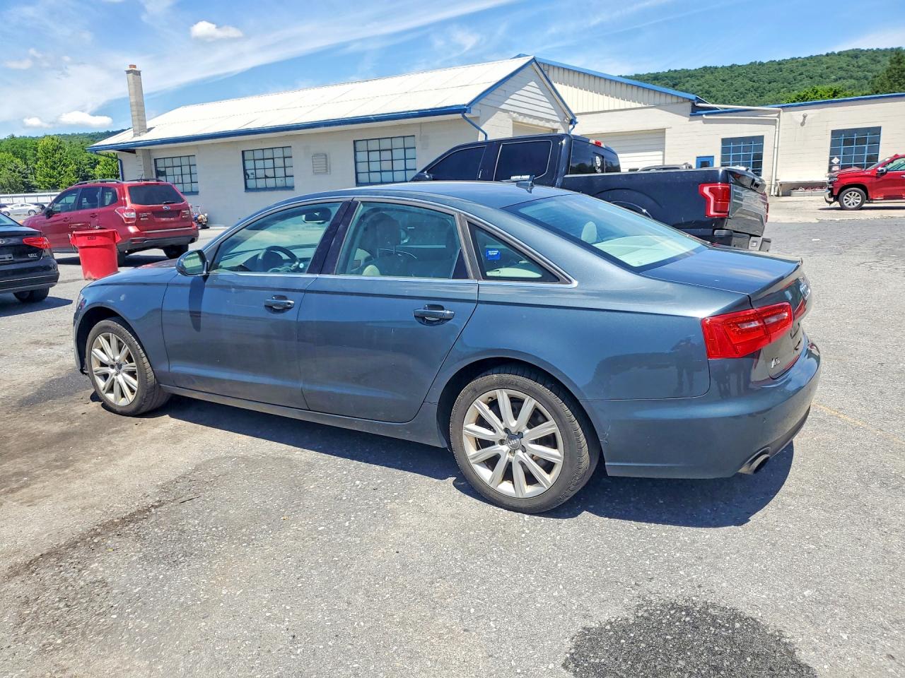 2014 Audi A6 Premium Plus Gray vin: WAUGFAFC4EN050881