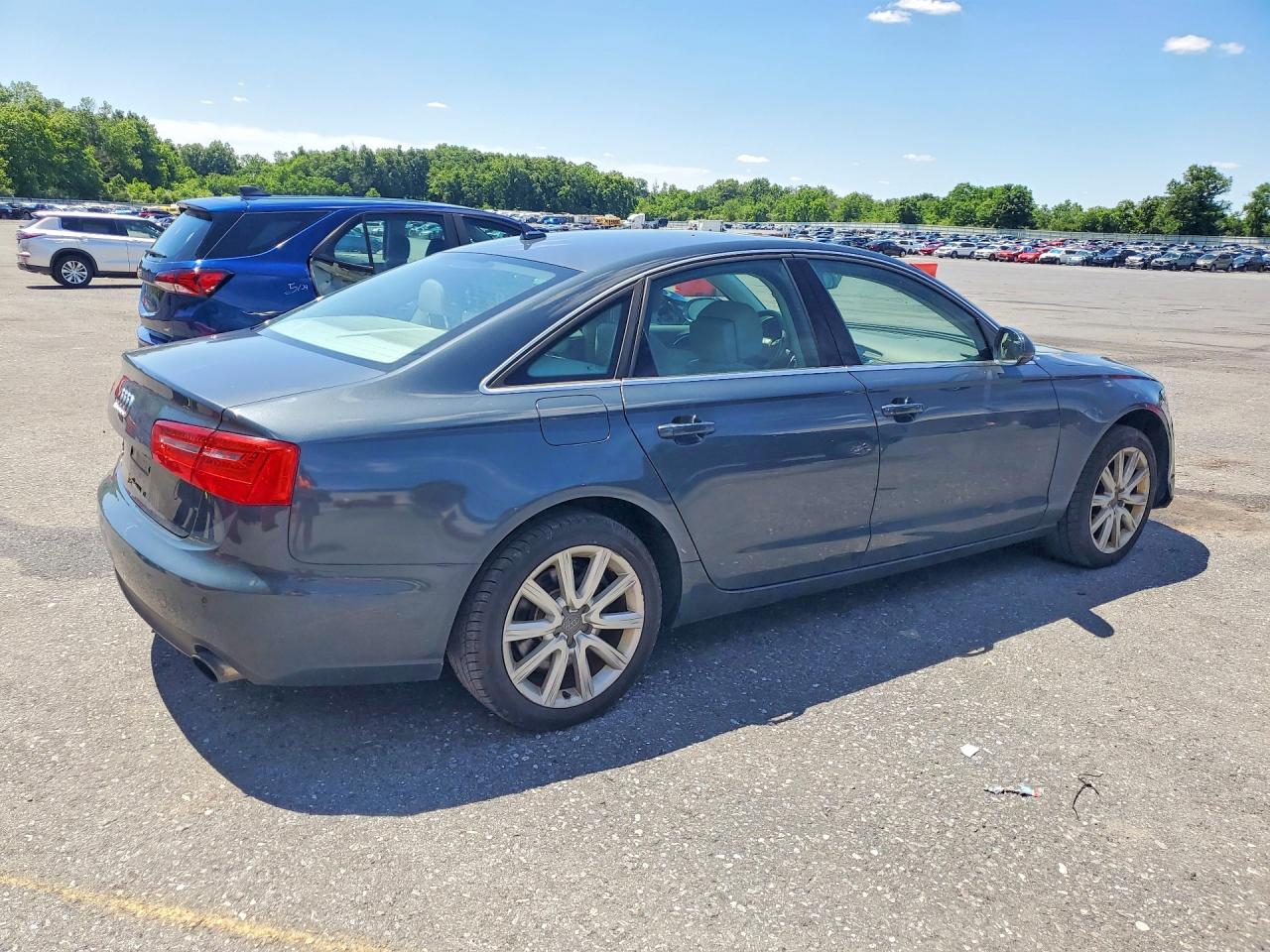 2014 Audi A6 Premium Plus Gray vin: WAUGFAFC4EN050881