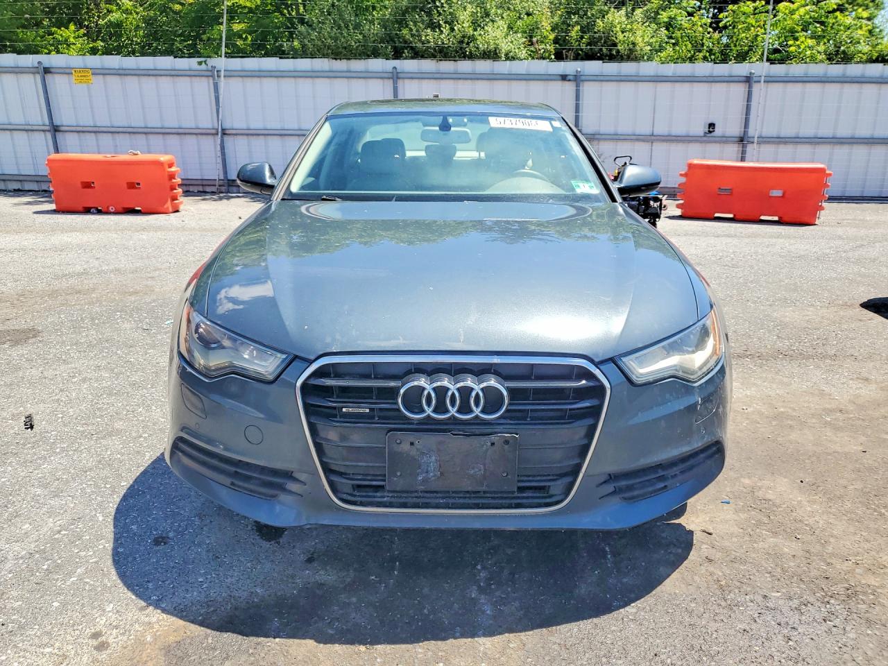 2014 Audi A6 Premium Plus Gray vin: WAUGFAFC4EN050881