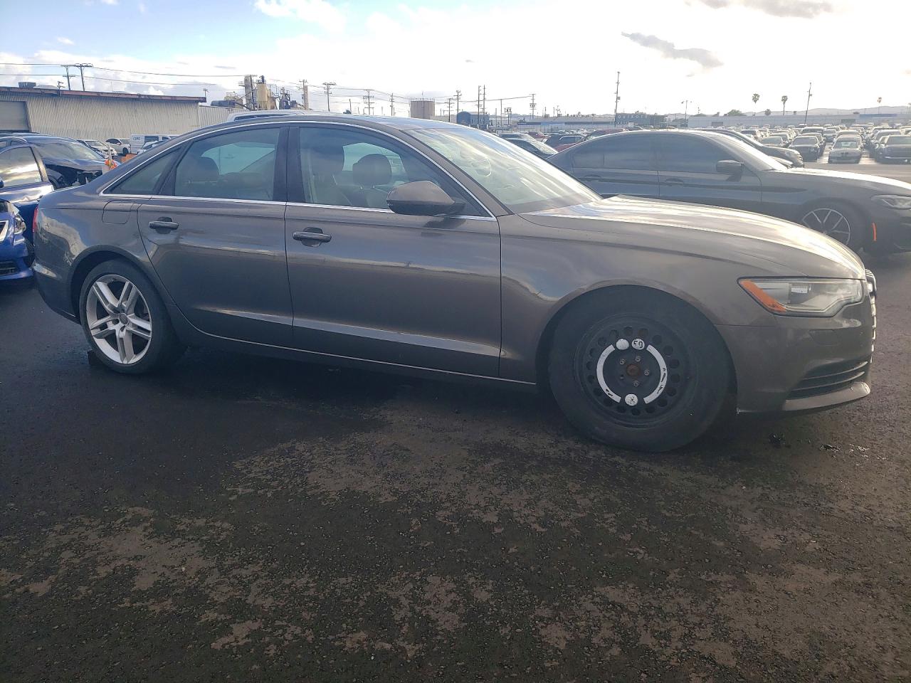 2014 Audi A6 Premium Plus Gray vin: WAUGFAFC4EN079930