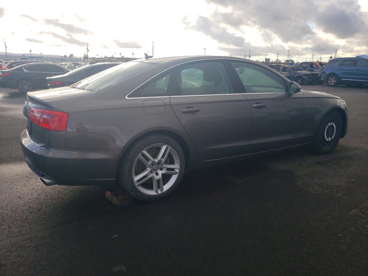 2014 Audi A6 Premium Plus Gray vin: WAUGFAFC4EN079930