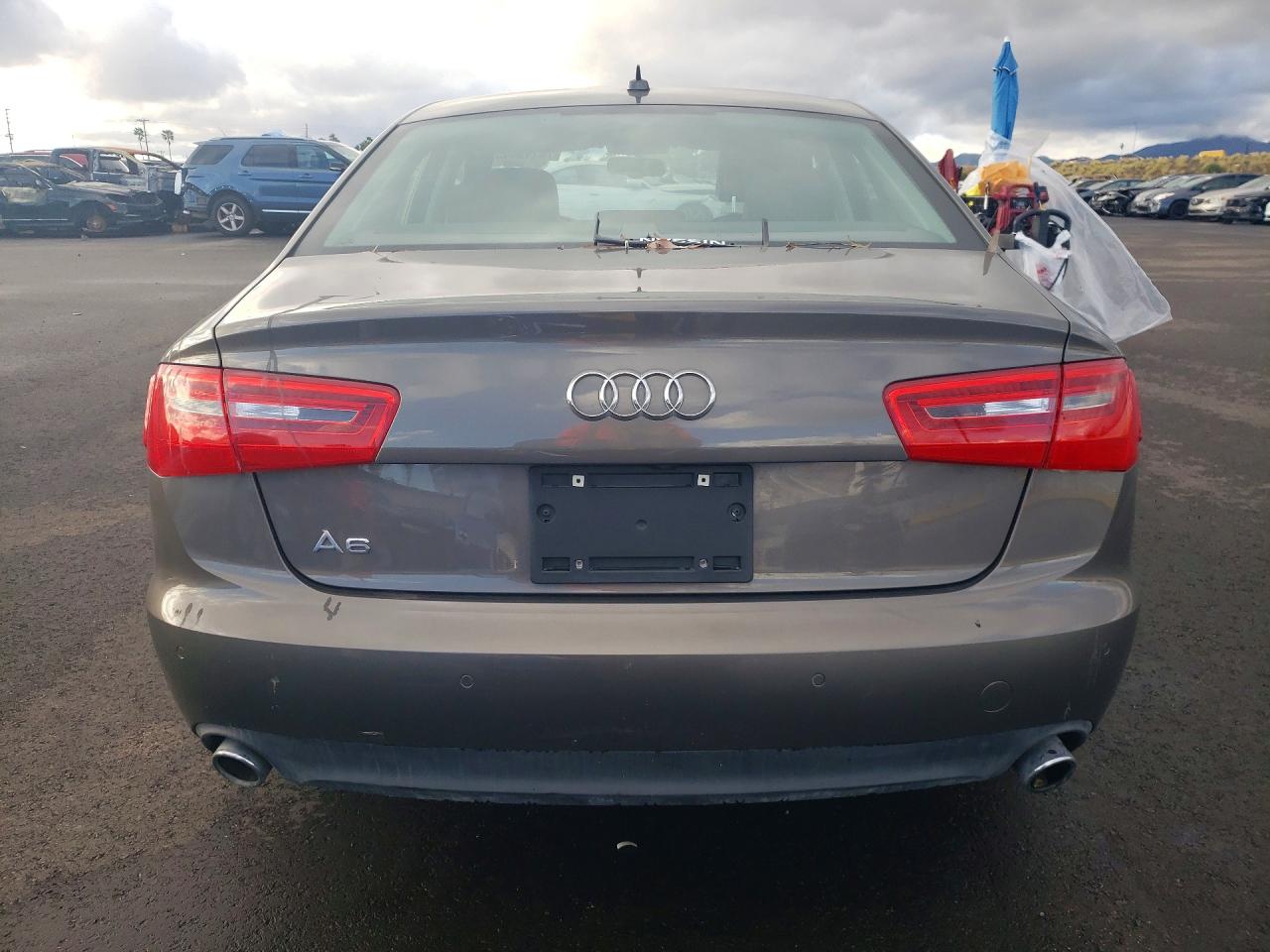 2014 Audi A6 Premium Plus Gray vin: WAUGFAFC4EN079930