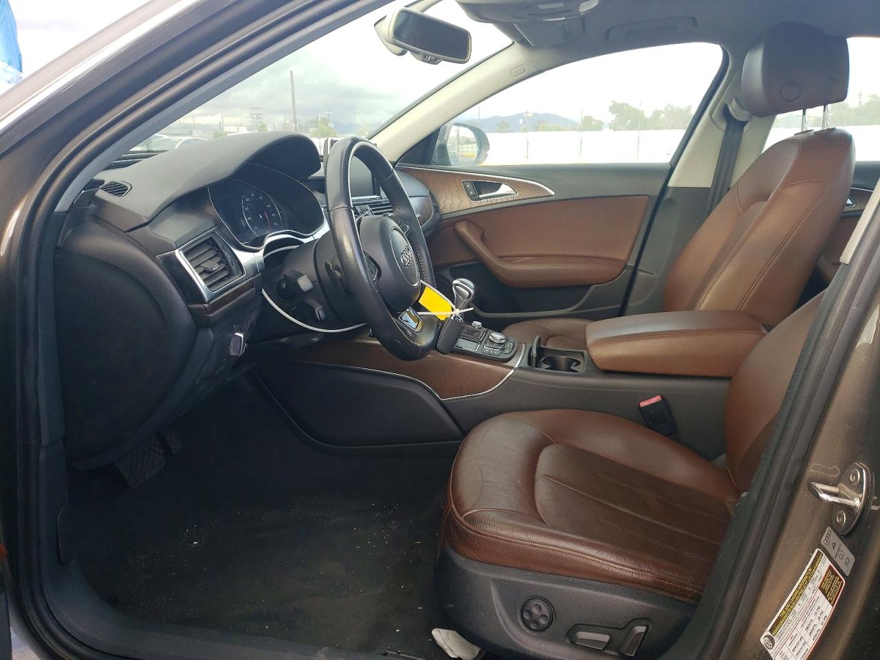 2014 Audi A6 Premium Plus Gray vin: WAUGFAFC4EN079930