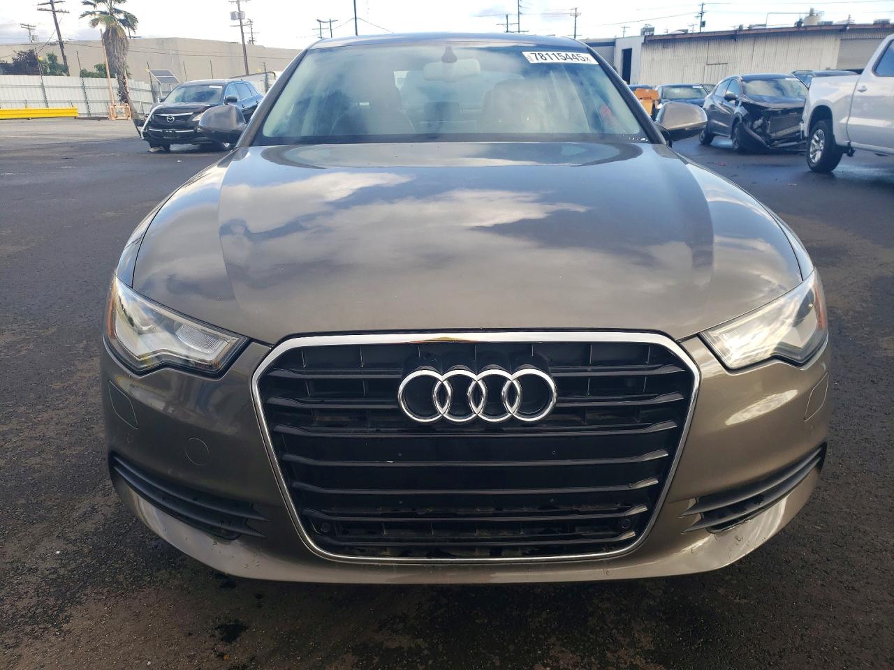 2014 Audi A6 Premium Plus Gray vin: WAUGFAFC4EN079930