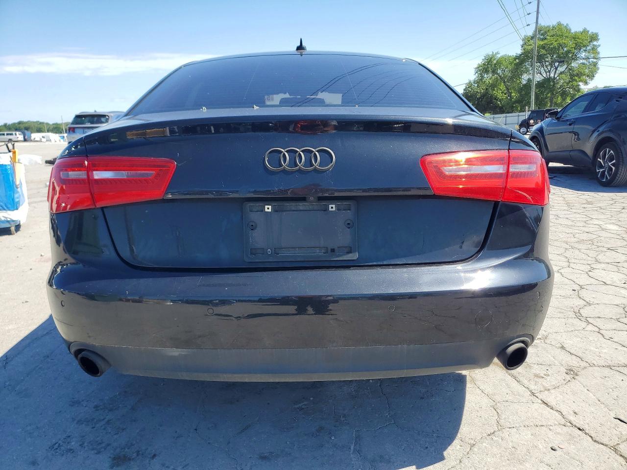 2014 Audi A6 Premium Plus Black vin: WAUGFAFC4EN088577