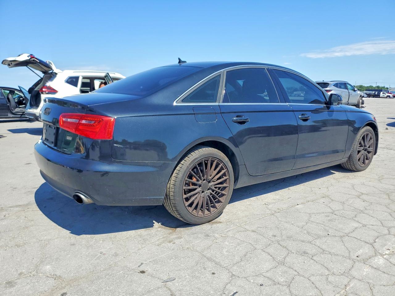 2014 Audi A6 Premium Plus Black vin: WAUGFAFC4EN088577