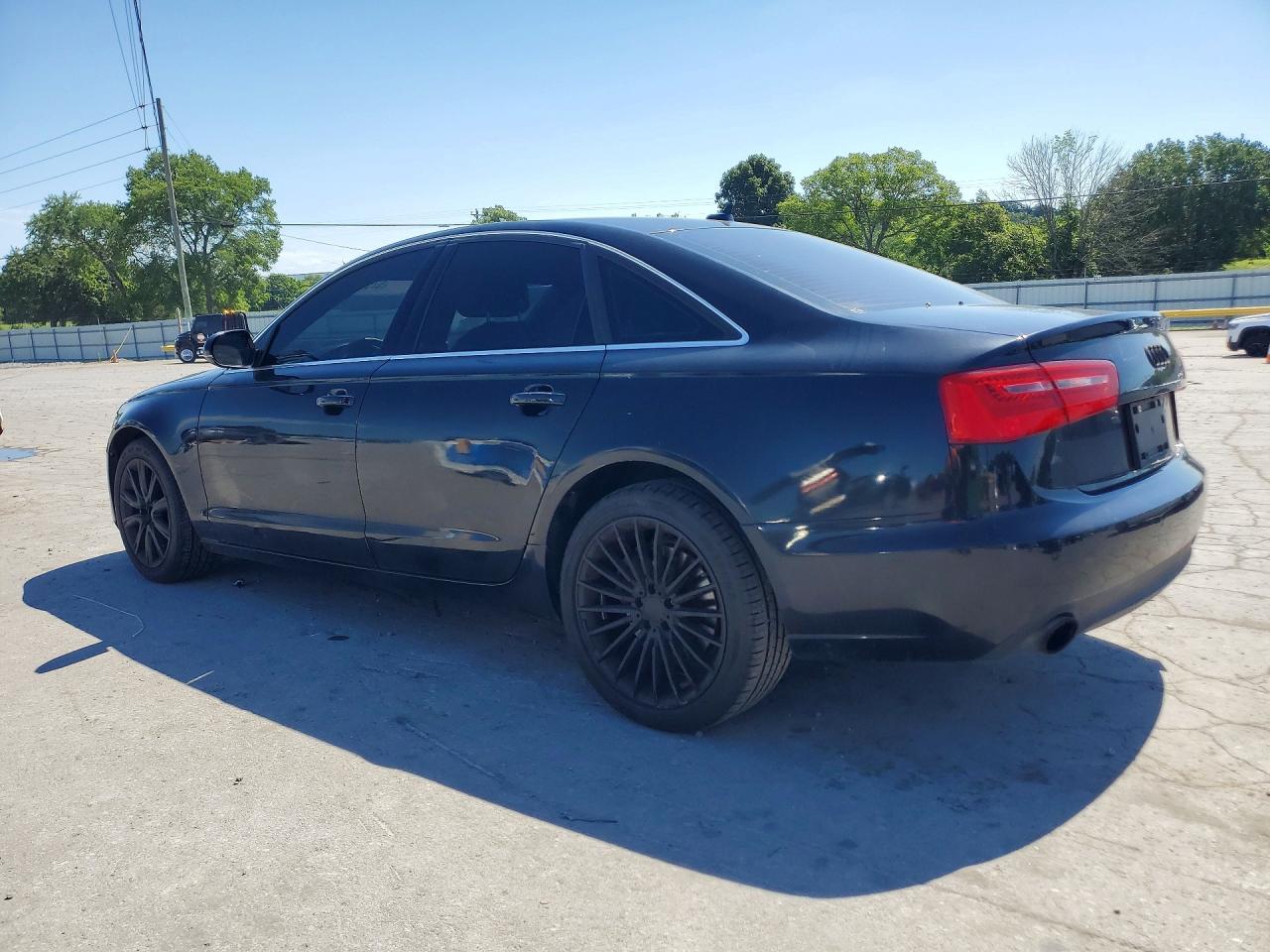 2014 Audi A6 Premium Plus Black vin: WAUGFAFC4EN088577
