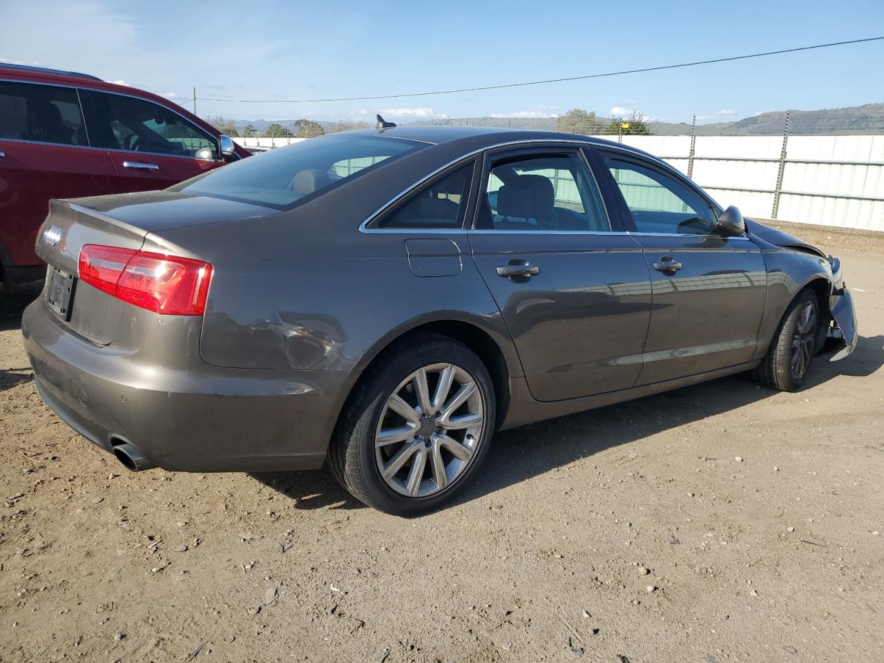 2014 Audi A6 Premium Plus Brown vin: WAUGFAFC4EN132240