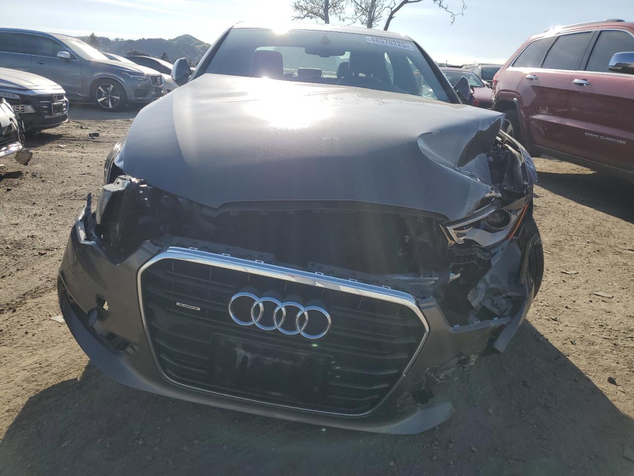 2014 Audi A6 Premium Plus Brown vin: WAUGFAFC4EN132240