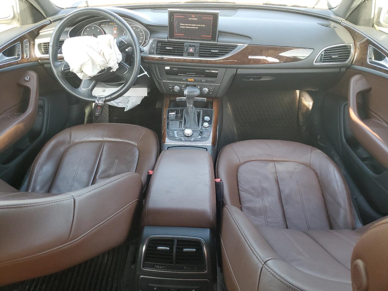 2014 Audi A6 Premium Plus Brown vin: WAUGFAFC4EN132240
