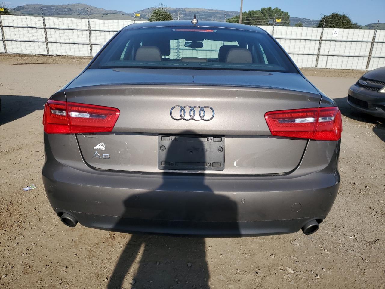 2014 Audi A6 Premium Plus Brown vin: WAUGFAFC4EN132240