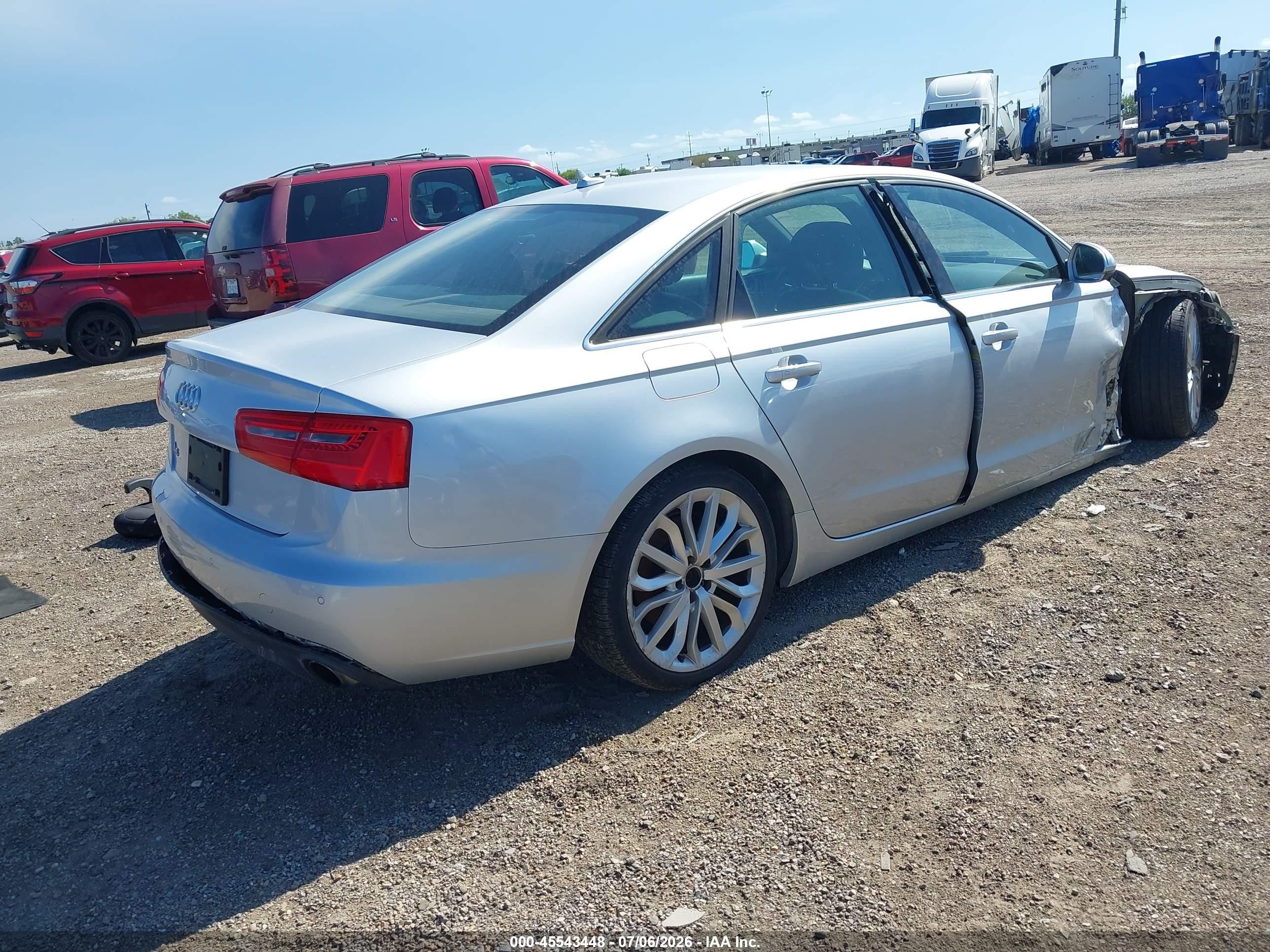 2014 Audi A6 2.0t Premium Gray vin: WAUGFAFC4EN153038