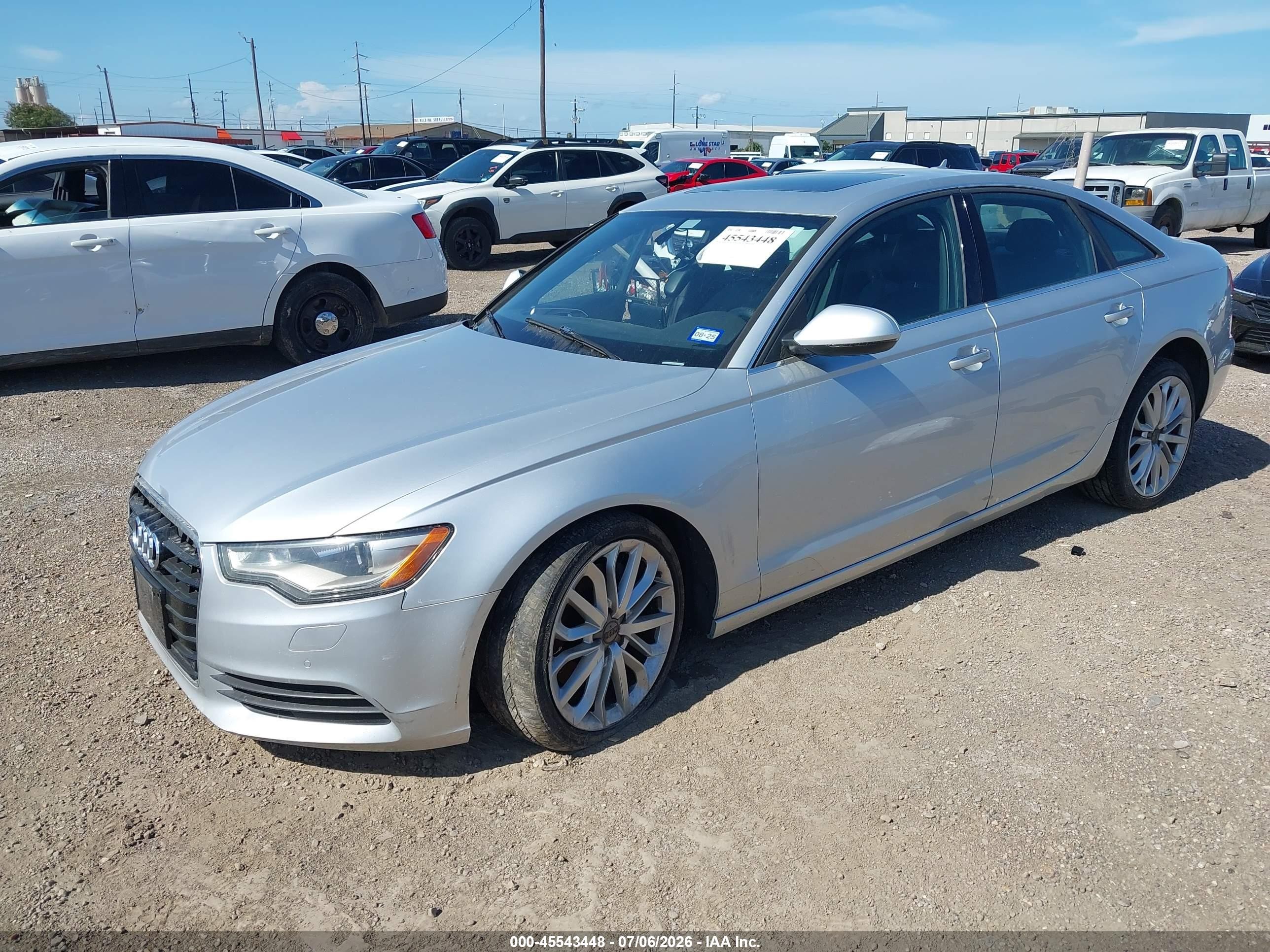 2014 Audi A6 2.0t Premium Gray vin: WAUGFAFC4EN153038