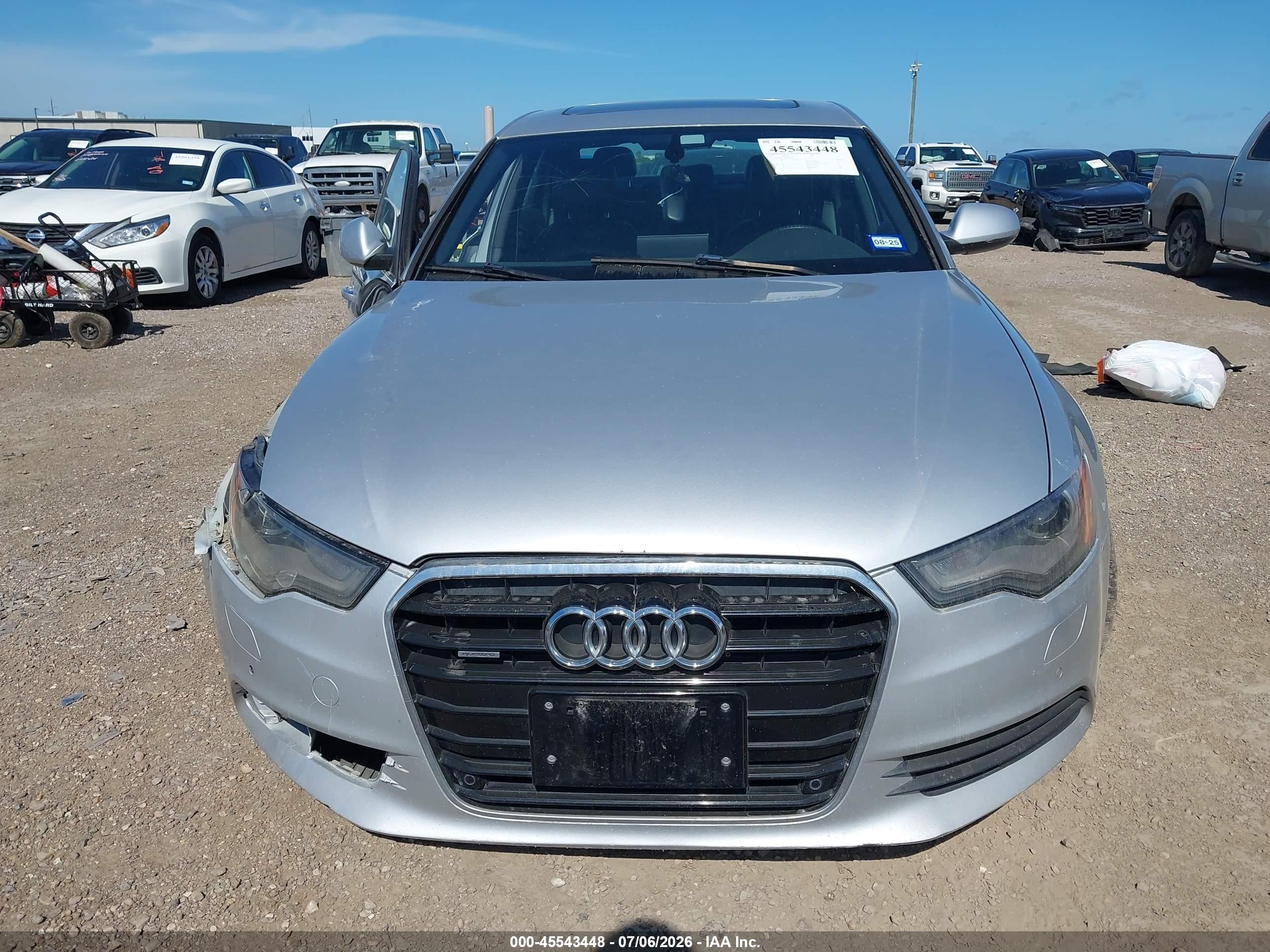 2014 Audi A6 2.0t Premium Gray vin: WAUGFAFC4EN153038