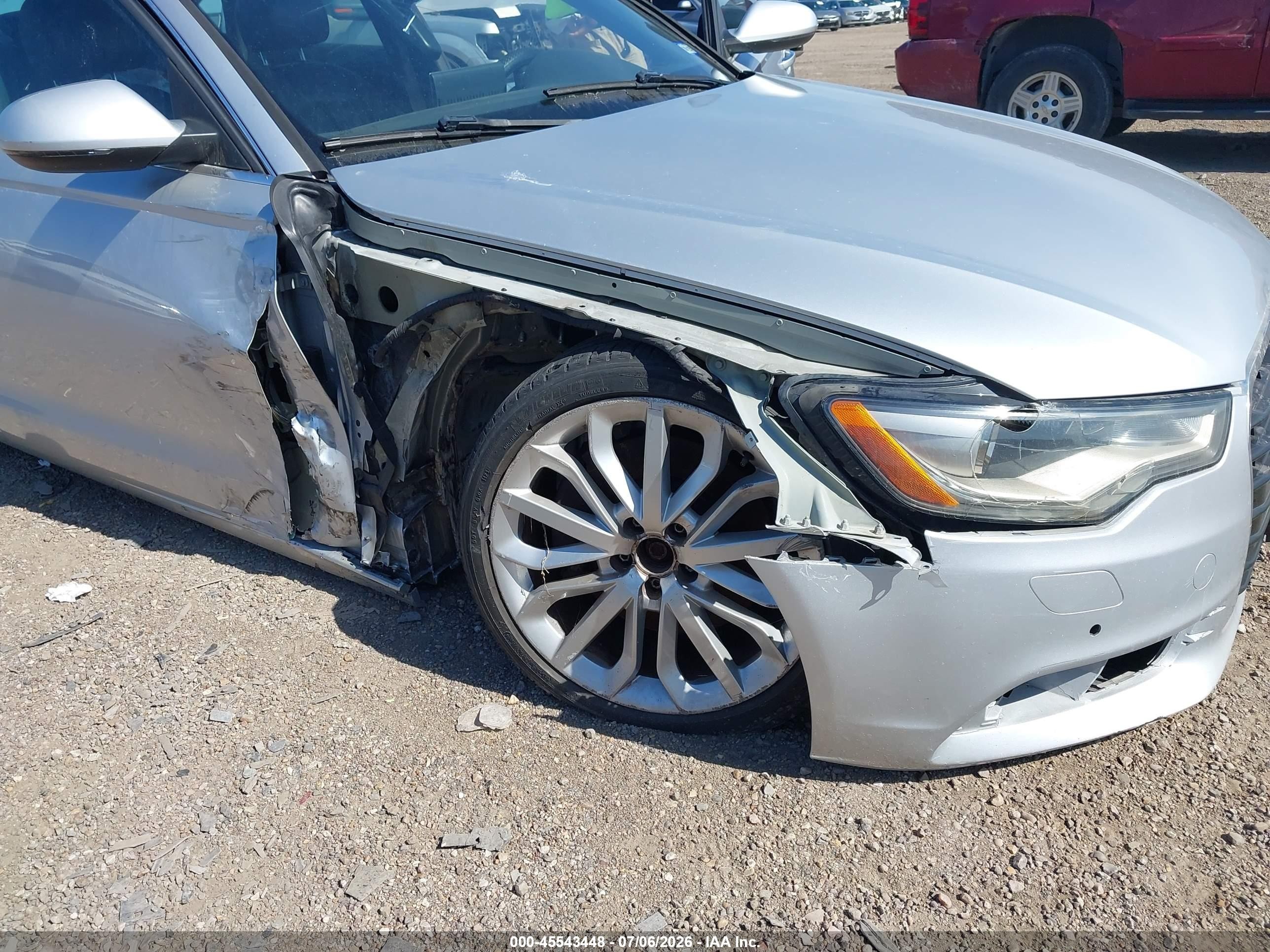 2014 Audi A6 2.0t Premium Gray vin: WAUGFAFC4EN153038