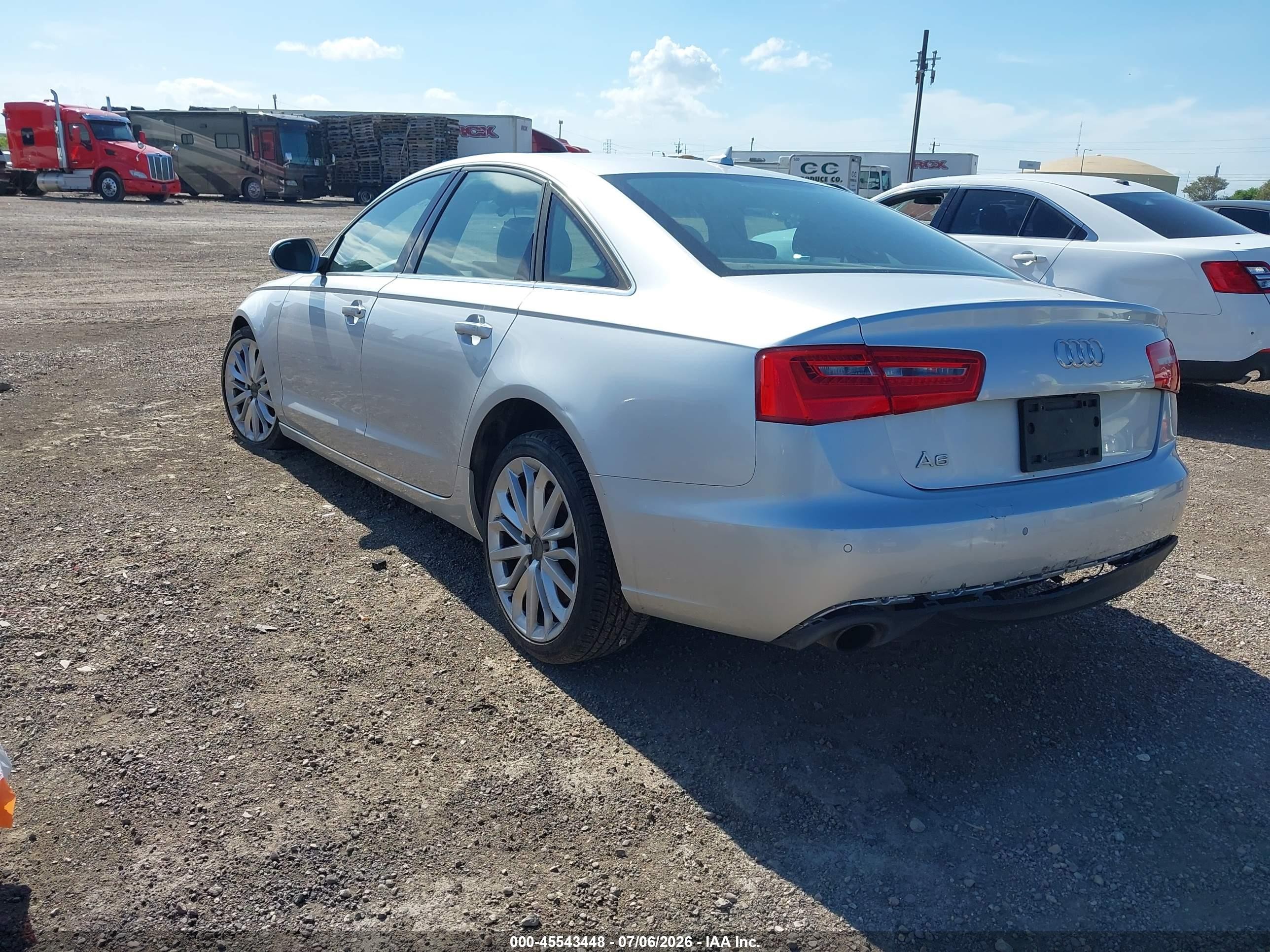 2014 Audi A6 2.0t Premium Gray vin: WAUGFAFC4EN153038