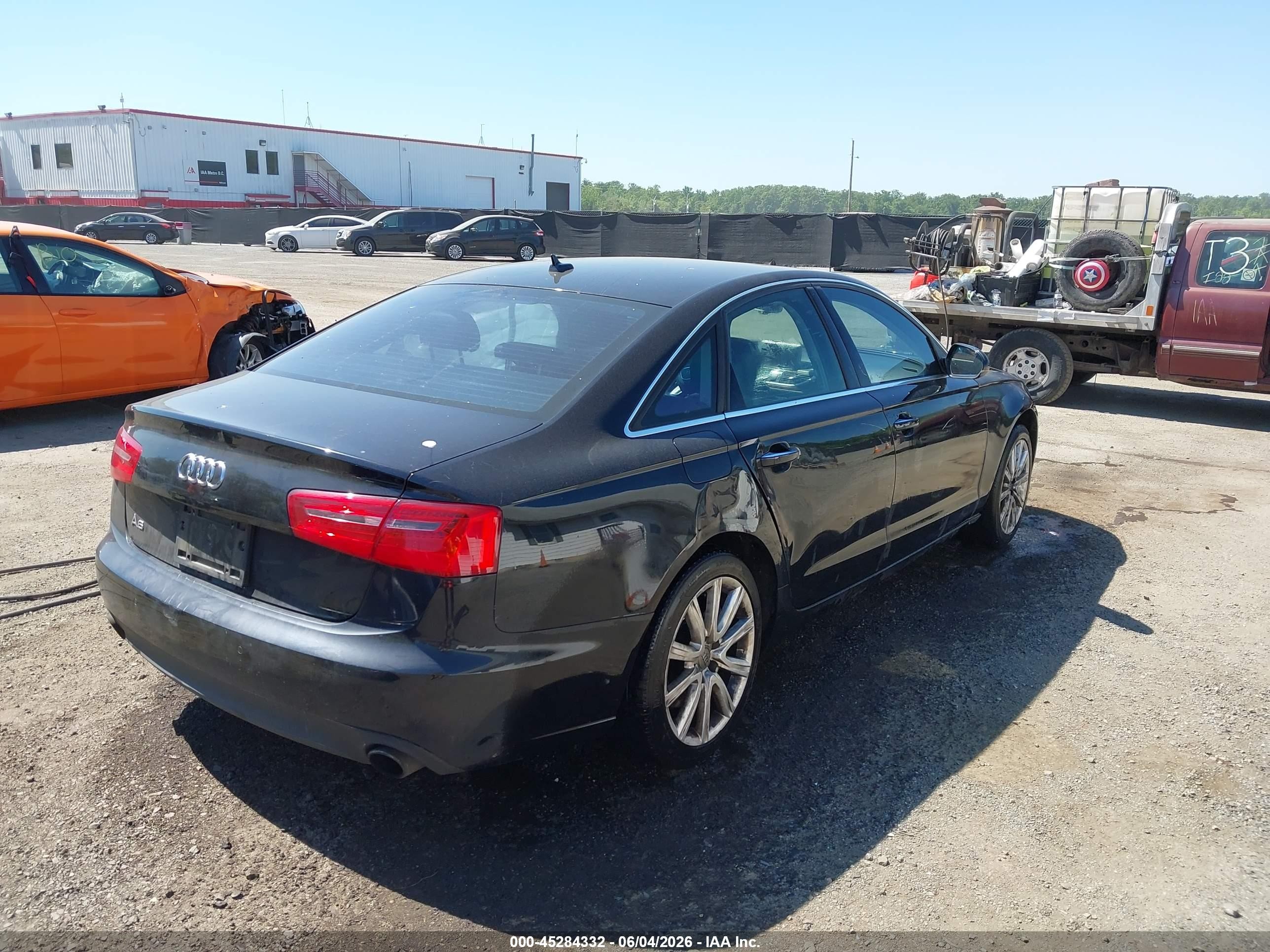 2014 Audi A6 2.0t Premium Black vin: WAUGFAFC4EN164492
