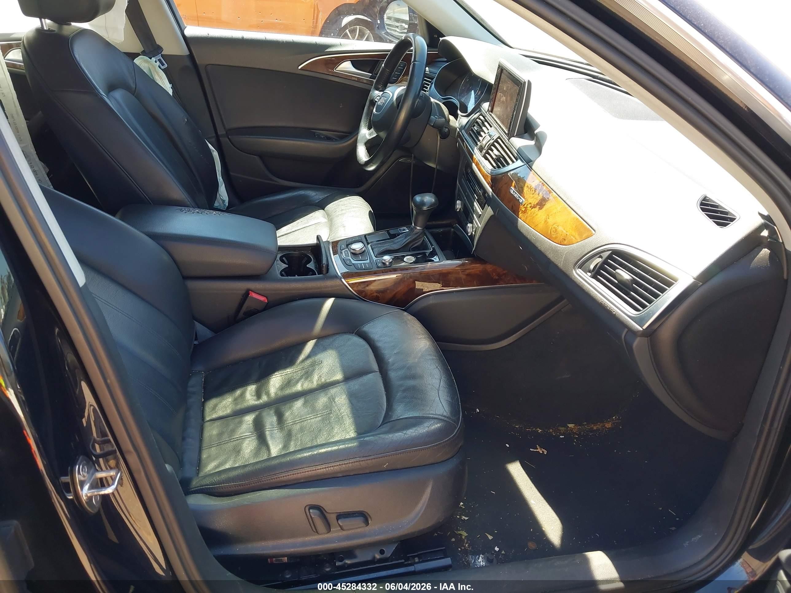 2014 Audi A6 2.0t Premium Black vin: WAUGFAFC4EN164492