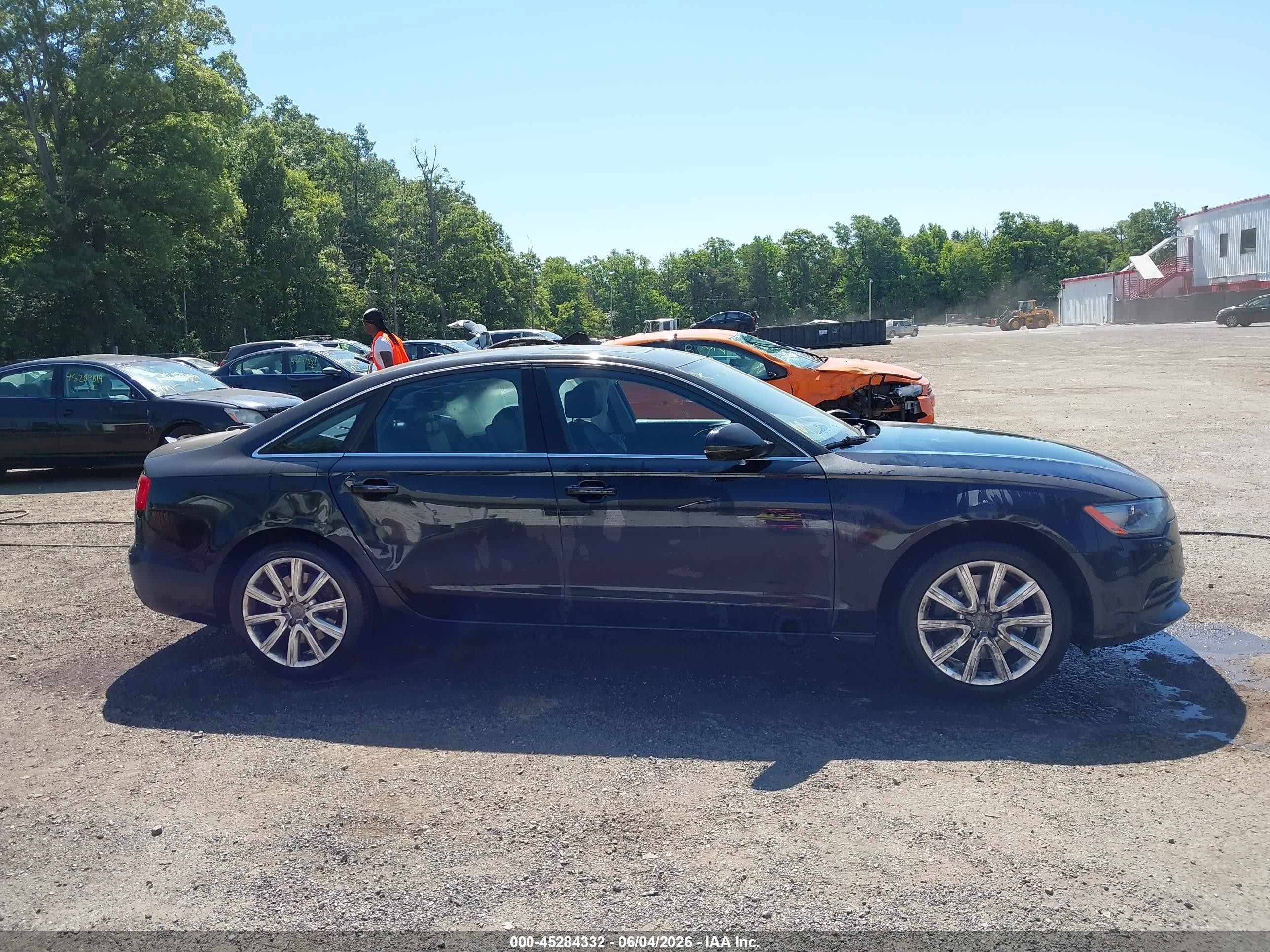 2014 Audi A6 2.0t Premium Black vin: WAUGFAFC4EN164492