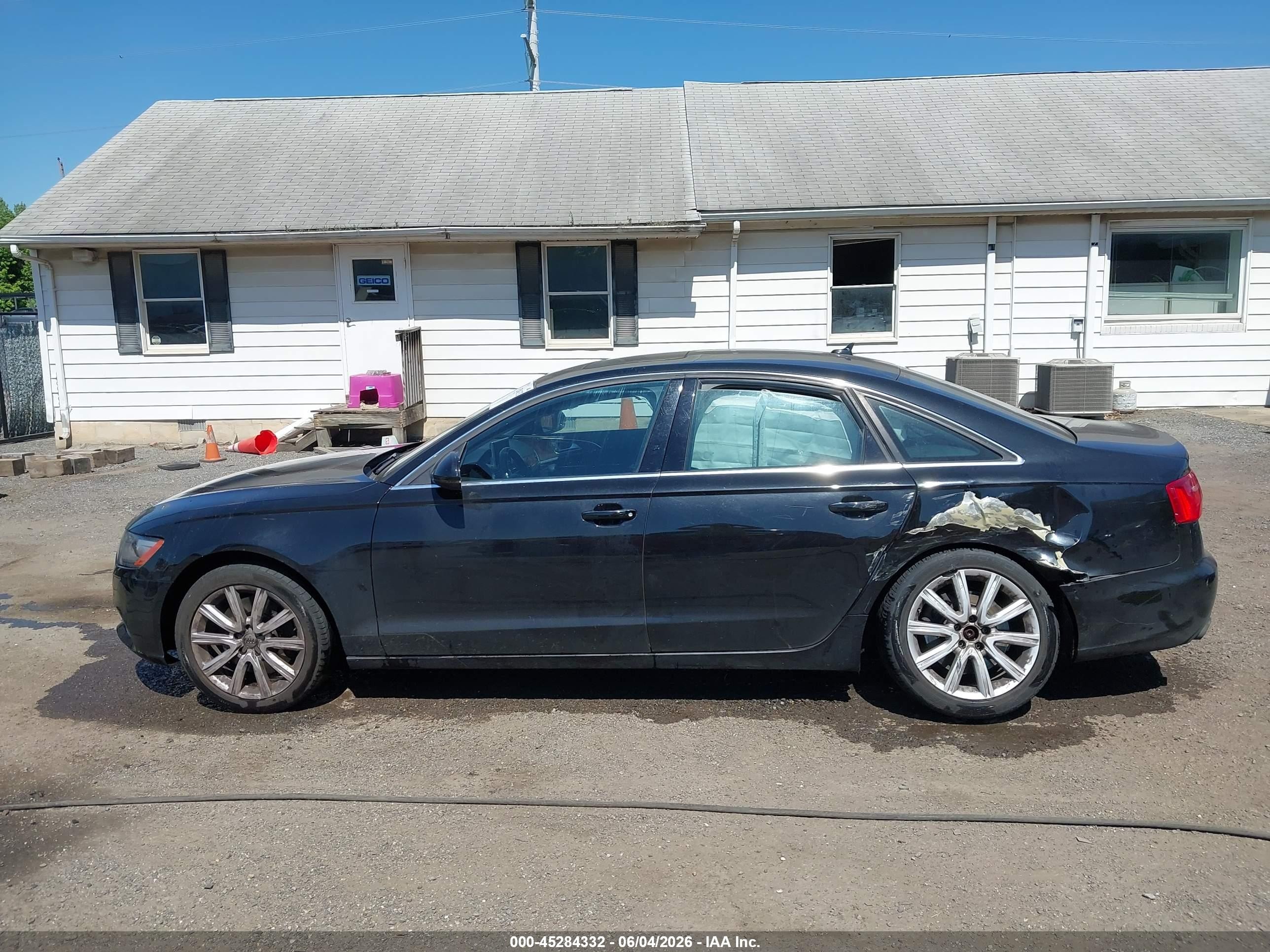 2014 Audi A6 2.0t Premium Black vin: WAUGFAFC4EN164492