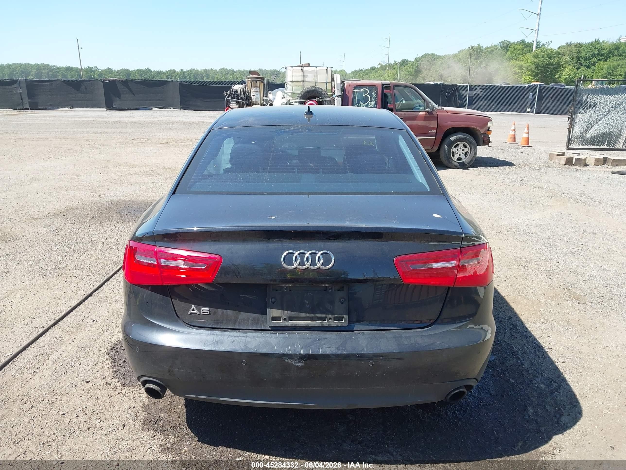 2014 Audi A6 2.0t Premium Black vin: WAUGFAFC4EN164492