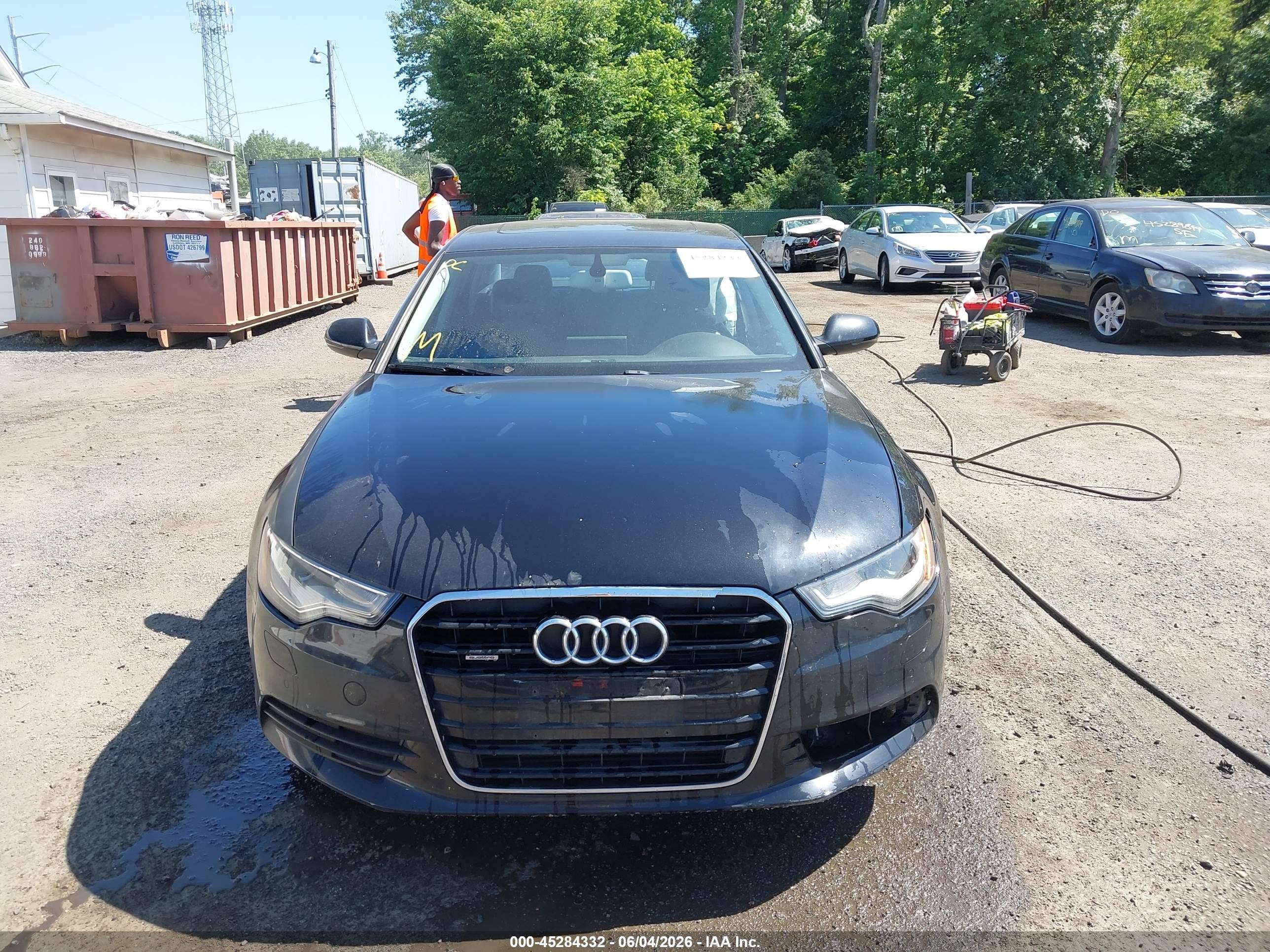 2014 Audi A6 2.0t Premium Black vin: WAUGFAFC4EN164492