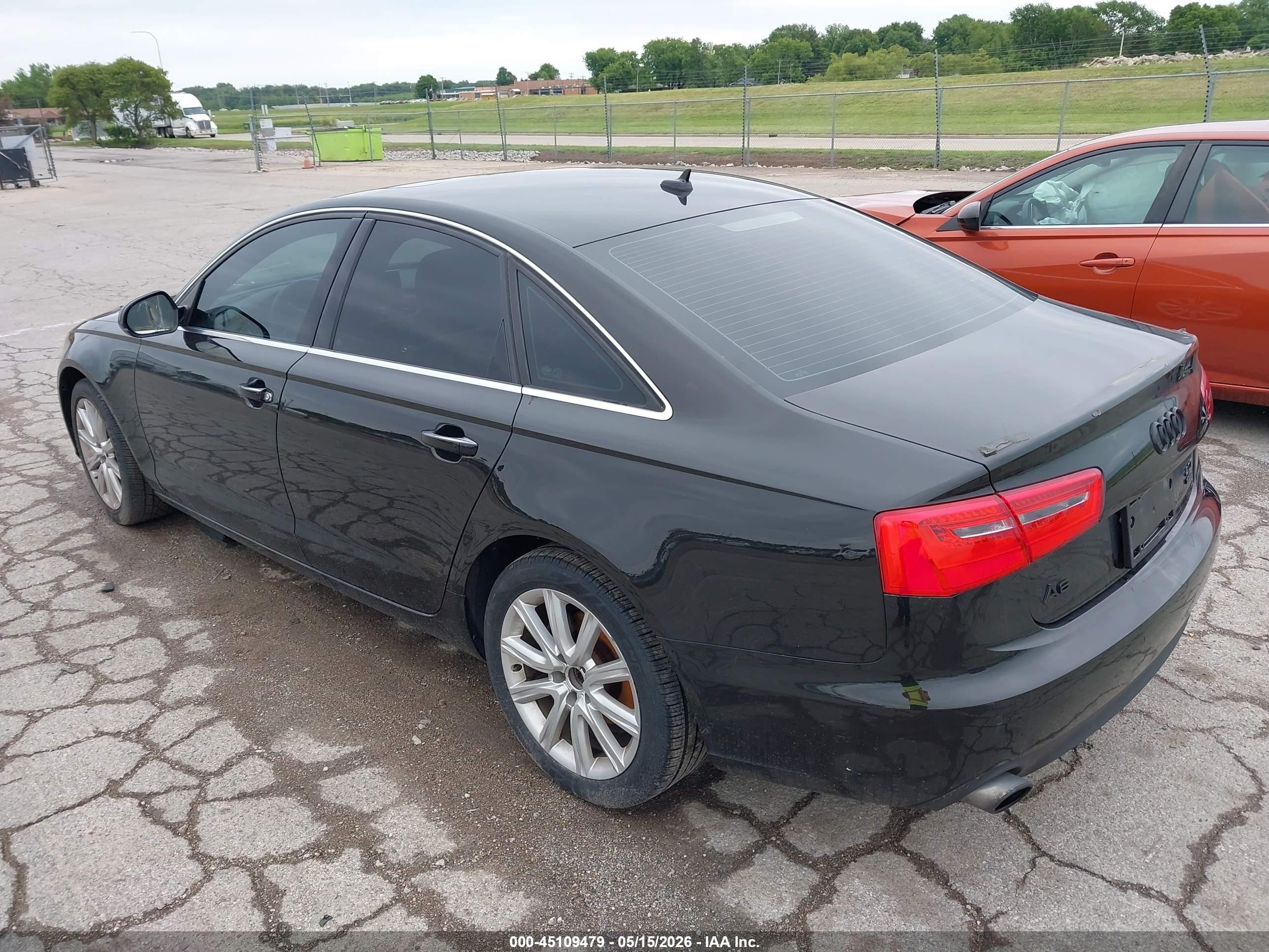2013 Audi A6 2.0t Premium Black vin: WAUGFAFC5DN029262